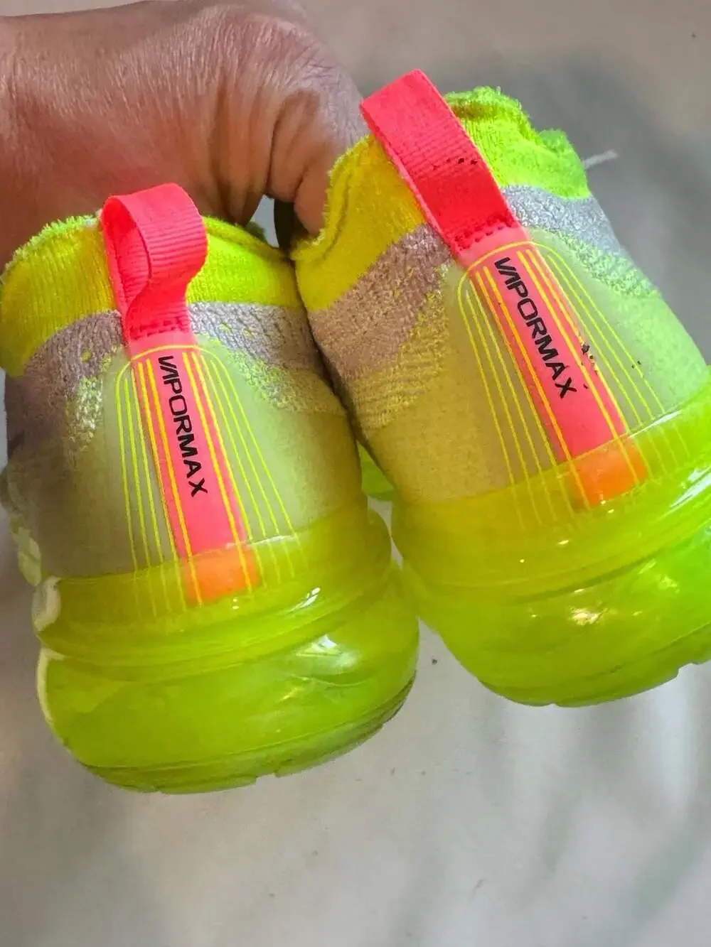Nike Air VaporMax 2023 Flyknit Vast Grey Volt Men’s Size 8 FZ4016-001